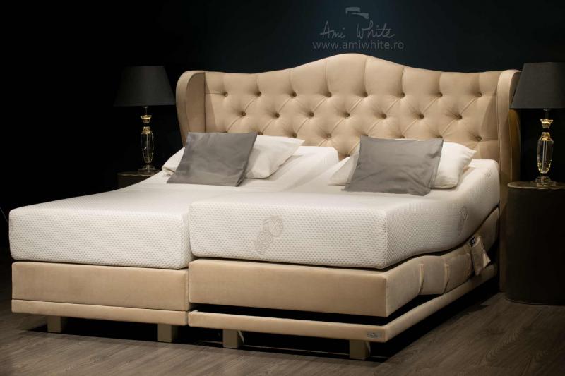 Pat boxspring CREAM  HAMPTON