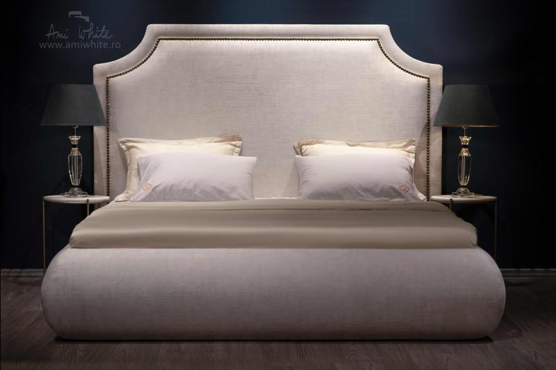 Pat boxspring WHITE BOSTON