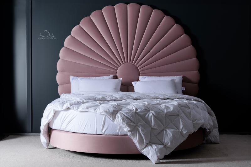 Pat boxspring POWDER PINK SUNSHINE