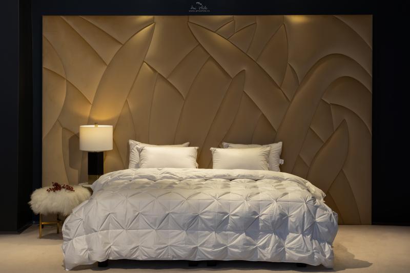 Pat boxspring GOLD LEAVES