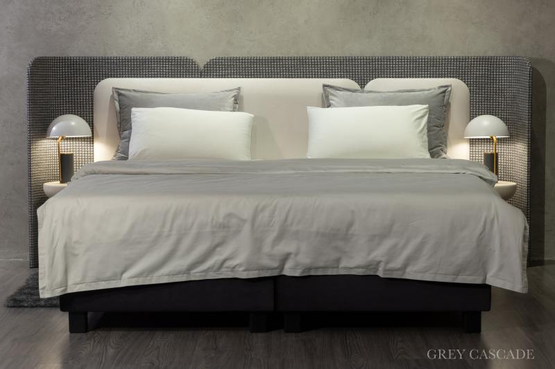 Pat boxspring GREY CASCADE